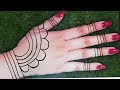 आसान अरबी मेहंदी डिजाइन ट्रिक 2022 || easy mehndi design backhand 2022