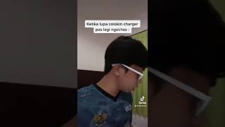 DRAMA Tiktok Adinsyach, ketika lupa colok charger #shorts