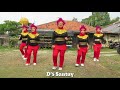 D'5 Santuy ,, kasih slow remix  Senam kreasi