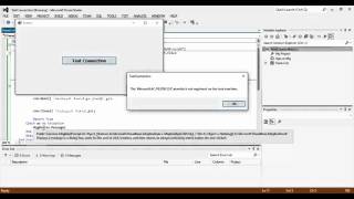 VB Net Tutorial 1 Connection String Part 2