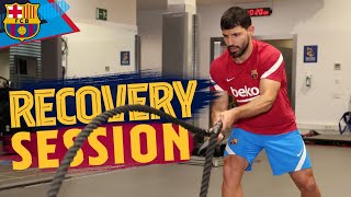 💪 AGÜERO RECOVERING IN THE GYM