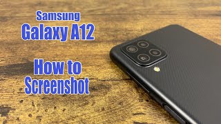 Samsung Galaxy A12 - How to Screenshot