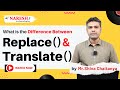 What is the Difference Between Replace() and Translate() Functions | NareshIT #oraclesql
