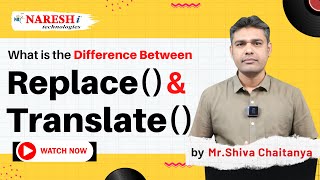 What is the Difference Between Replace() and Translate() Functions | NareshIT #oraclesql