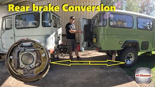 S2EP82 - Pt 1 - 40 series Rear Brake Conversion - Upgrade Handbrake , Emergency brake