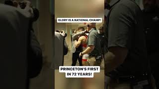 Pat Glory is Princeton’s first national champion in 72 years!