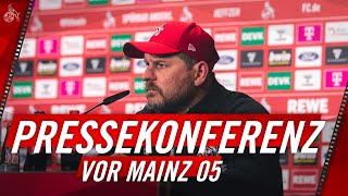 LIVE: Pressekonferenz mit Steffen BAUMGART vor Mainz | 1. FC Köln | Bundesliga