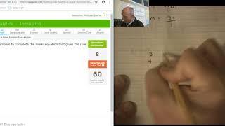 ixl 8th z.12 write a linear function from a table (v19.2a)