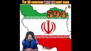 Top 20 countries with the most Dams #shorts #viral #facts