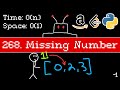 Missing Number - Leetcode 268 - Blind 75 Explained - Binary - Python