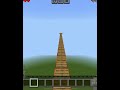 Minecraft short tnt run but there is brown and orange concrete powder