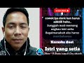 Istri yang setia (H.rhoma irama ft elvy sukaesih) - Karaoke duet cewek cowok