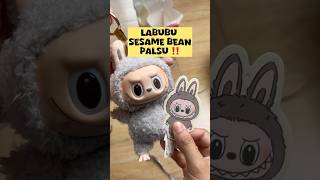 Labubu lagiiiii….. ‼️‼️‼️ #review #labubu #sesamebean #unboxing