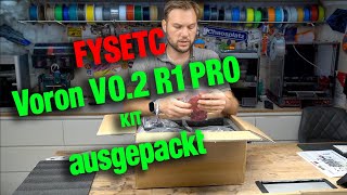 FYSETC KIT Voron Zero V0.2 R1 Pro ausgepackt