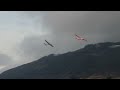 sick explosion jump over rc plane ass target ringeburc norway bixler hobbyking led lights