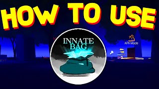 What Does INNATE BAG DO? in JUJUTSU INFINITE! ROBLOX