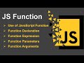 JavaScript Functions | Function Declaration vs Function Expression | JavaScript Tutorials