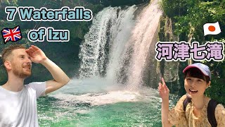 #10 - 7 Waterfalls of Kawazu, Japan!【河津七滝、美しい柱状節理と伊豆の踊子に出会う伊豆半島の旅（英語リスニング）】