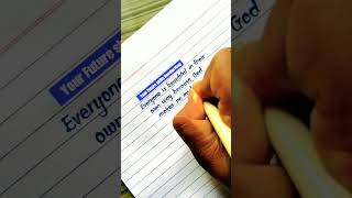 How to improve handwriting in english? How to write fast and beautiful 💯#englishwriting #shorts #yt