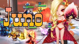 魔靈召喚 | 紅區火奧 | 負面狀態 回血 | Summoners War | Juno on Rta