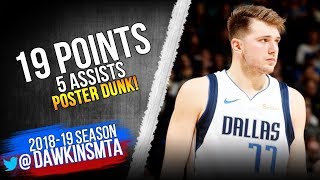 Luka doncic Full Highlights 2018 12 22 Warriors vs Mavs   19 Pts 5 Asts!  FreeDawkins