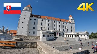 Slovakia - Bratislava - Old Town 2 - Bratislava Castle - Walking Tour 4k