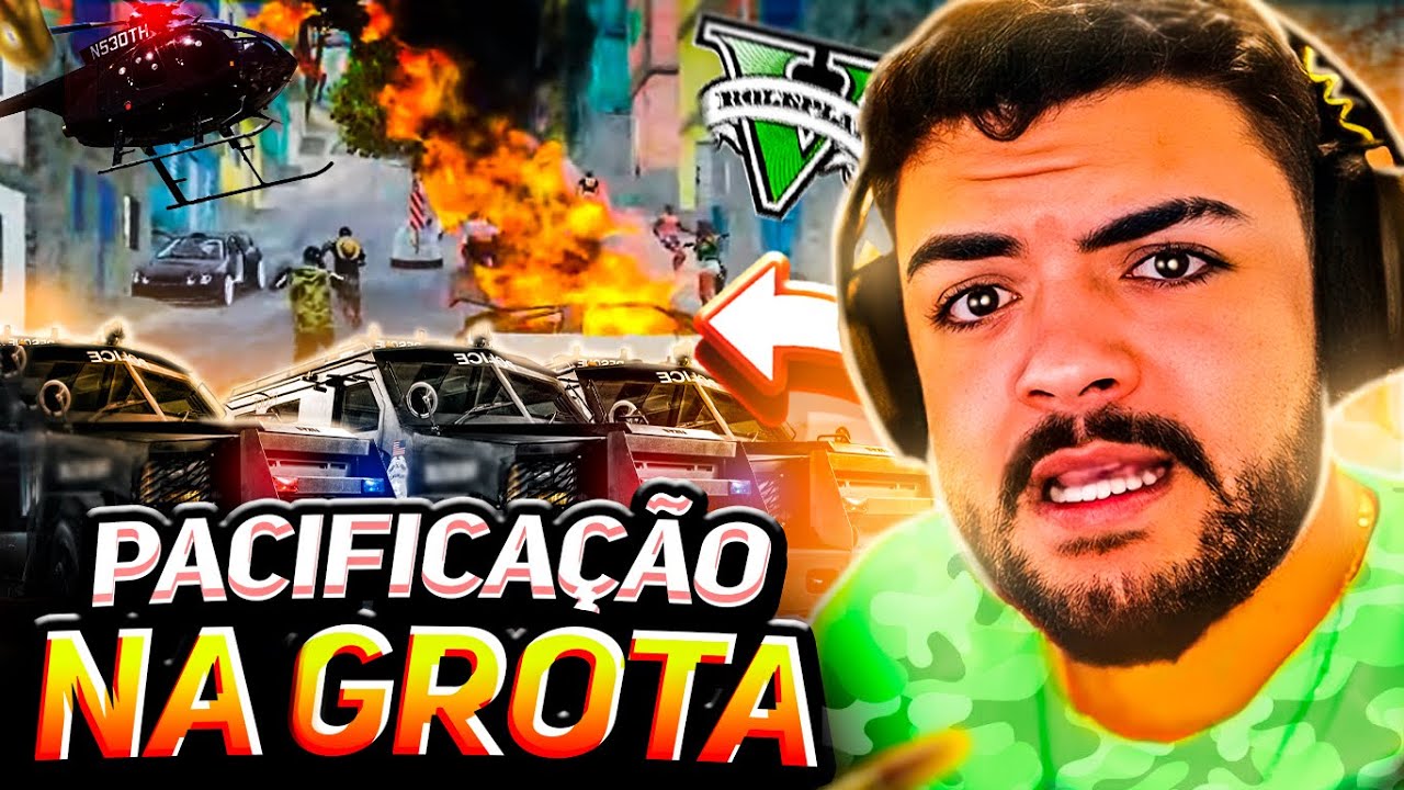 Pacificação Na Favela Da Grota Gta Rp Youtube