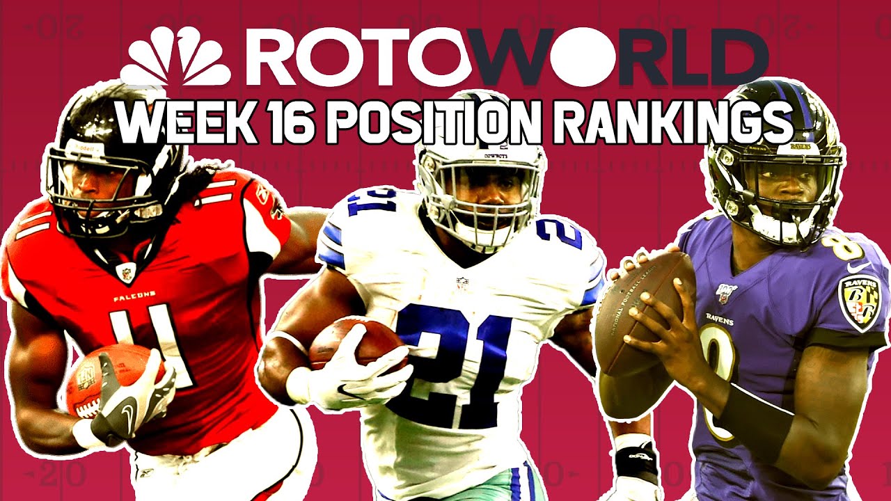 NFL Week 16 Fantasy Football Position Rankings | Rotoworld | NBC Sports ...