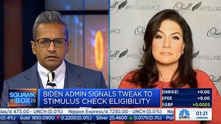 Danielle DiMartino Booth of Quill Intelligence via CNBC Asia Squawk Box — Biden to tweak stimiulus