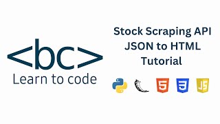 Python Stock Scraping Tutorial: How to Build a Flask App to Visualize Stock Data 📈