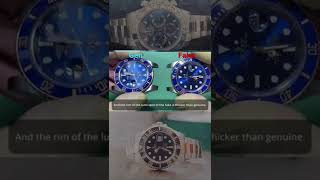 FAKE VS REAL ROLEX WATCH