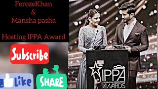 Feroz Khan & Mansha Pasha | Hosting IPPA 2021 Award #ferozekhan #FK #Whatsapp #Status #BTS #Shorts