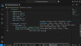 Interactive Particle Explosion Effect | Pygame Python Tutorial