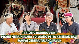 RYAN DAN DWIKI - BAPANG BADUNG 2024 JATUH PADA SAAT PROSES LATIHAN SAMPAI TULANG RUSUK 2 KEGESER.