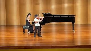 2023.07.15. 帕格尼尼：妖精舞 Theme from Witches Dance by Paganini 弟弟小提琴學生發表會 Violin Recital