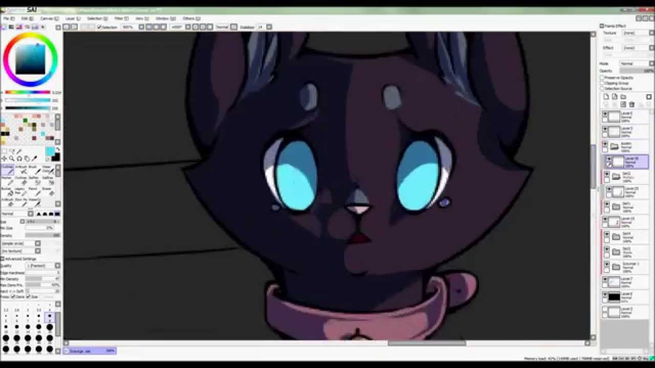 Speedpaint Warrior Cats Scourge Painttoolsai Youtube