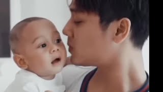 Syafakallah Abang L🥰 Abang L Lagi Bucin2 nya  Sama Papa B Aunty..😍 Sampek Tingkahnya Lucu Banget....