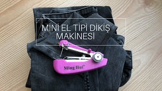 MİNİ EL TİPİ DİKİŞ MAKİNESİ | PANTOLON PAÇASI YAPTIM