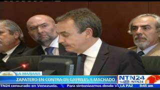 Rodríguez Zapatero excluye a María Corina Machado y a Henrique Capriles de negociaciones de diálogo