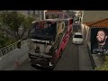 indian volvo 9800 bus driving in narrow roads of greece euro truck simulator 2 greece