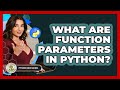 What Are Function Parameters In Python? - Python Code School