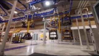 OMSG – Automatic production line of Shot blasting - Painting for earth moving machines