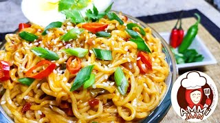 Spicy Noodles Recipe | How To Make spicy Noodles | Kitchen With Ammi Jaan