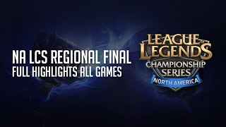 Team Liquid vs Cloud 9 Highlights ALL GAMES Grand final NA LCS Regional Qualifier S5 TL vs C9