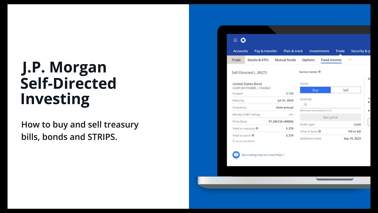 How To Buy And Sell Treasury Bills, Bonds And STRIPS - YouTube