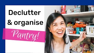 How to declutter and organise your pantry | Pantry organising tips