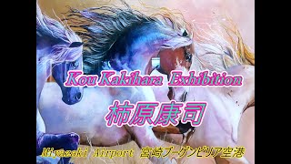 Kou Kakihara oil paintings exhibition - Miyazaki Airport　柿原康司 油彩画展 - 宮崎ブーゲンビリア空港