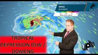 Tropical Depression Domeng / 05W Nearing Okinawa, Westpacwx Update