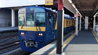 DEC741回送　金沢駅発車　発車時警笛有