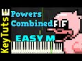Powers Combined [Deltarune: Chapter 2] by Toby Fox - Easy Mode [Piano Tutorial] (Synthesia)